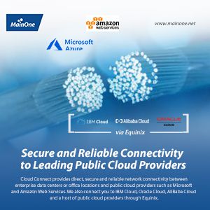 MainOne Cloud Connect Service Banner